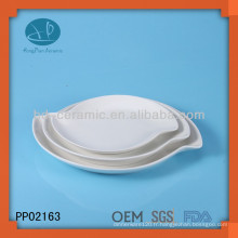 Assiette personnalisée en porcelaine perlée, assiettes pour restaurant, vaisselle plats modernes